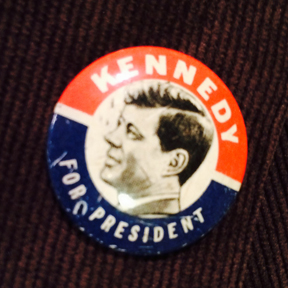 JFK Campaign Pin